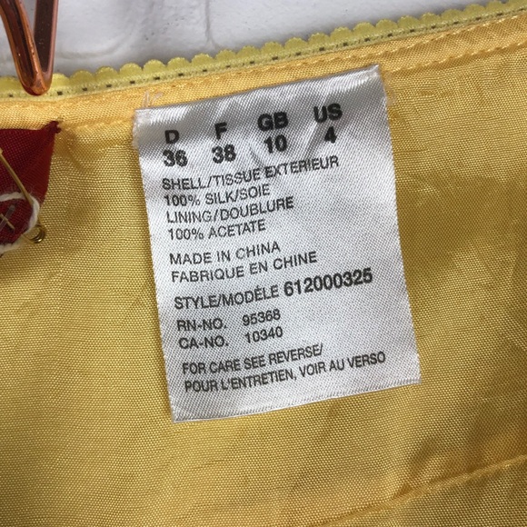 Olsen Europe 100% Silk Skirt Size 36 - Picture 6 of 8